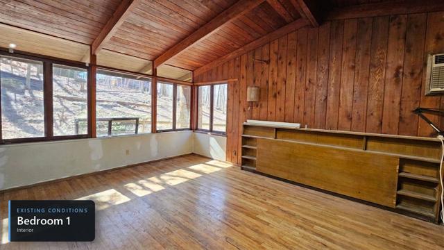 Existing home: Interior bedroom 1